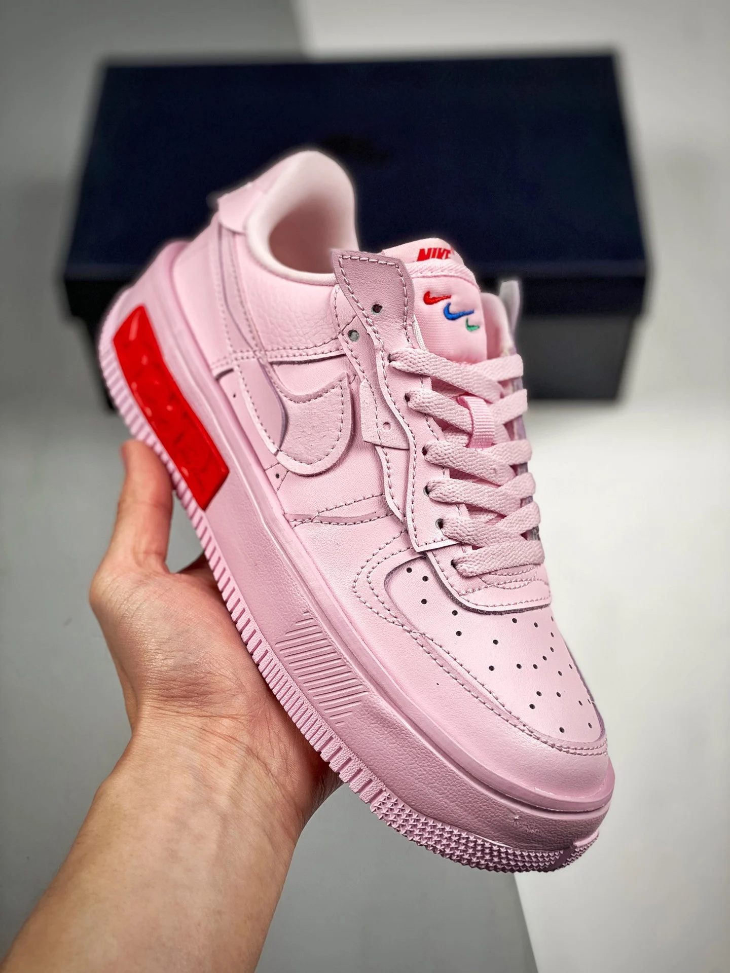 Nike Air Force 1 Fontanka Valentines Day Pink Red For Sale