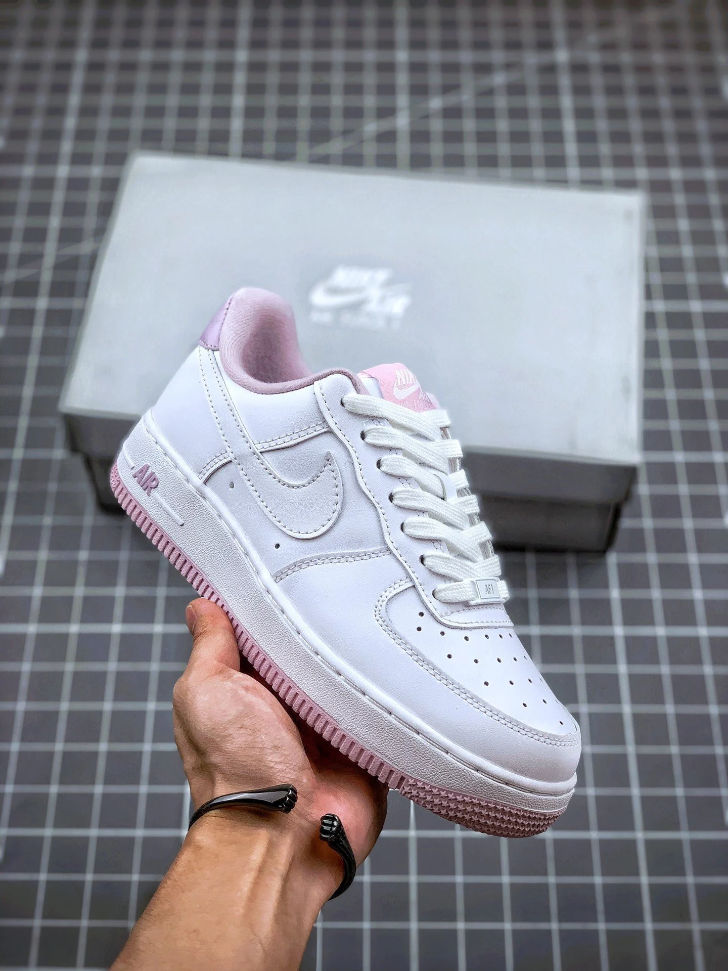 Nike Air Force 1 GS White Lilac CD6915-100 For Sale