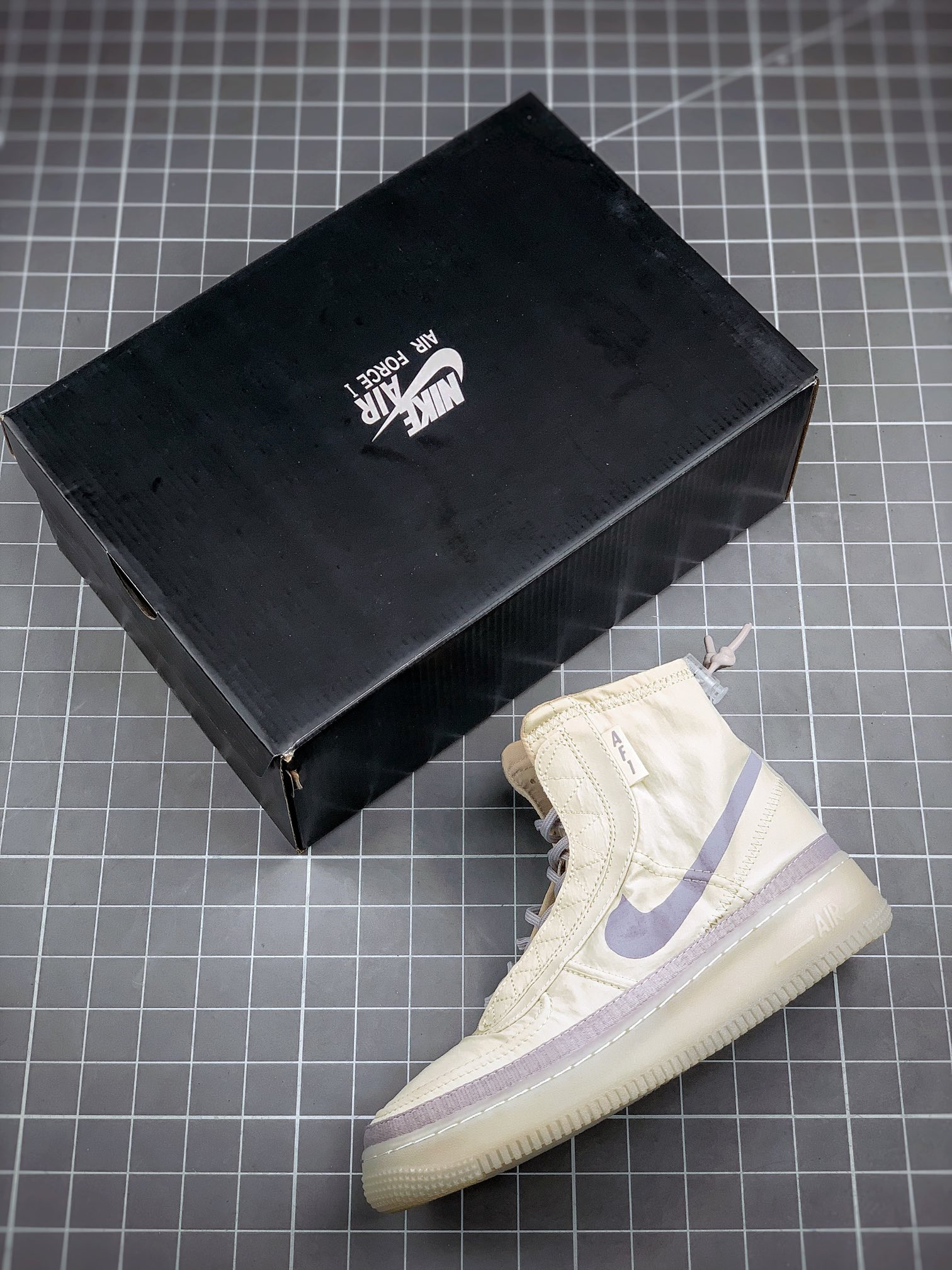 Nike Air Force 1 High Shell TanGrey BQ6096-002 For Sale