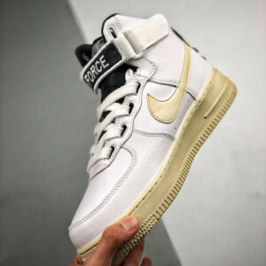 Nike Air Force 1 High Utility White Light Cream-Black AJ7311-100 For Sale