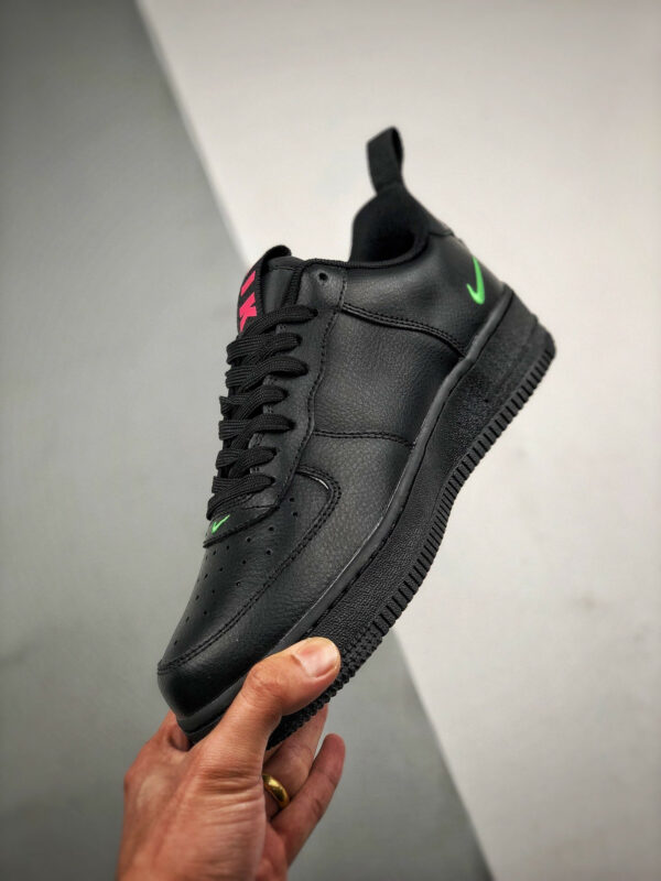 Nike Air Force 1 LV8 UL Black Hyper Pink-Scream Green