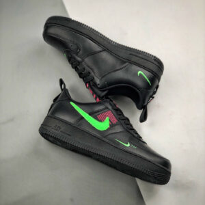 Nike Air Force 1 LV8 UL Black Hyper Pink-Scream Green