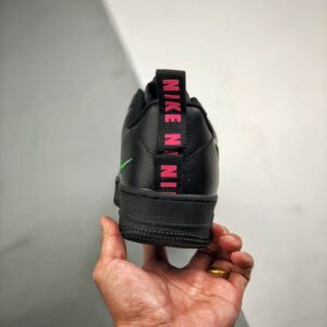 Nike Air Force 1 LV8 UL Black Hyper Pink-Scream Green