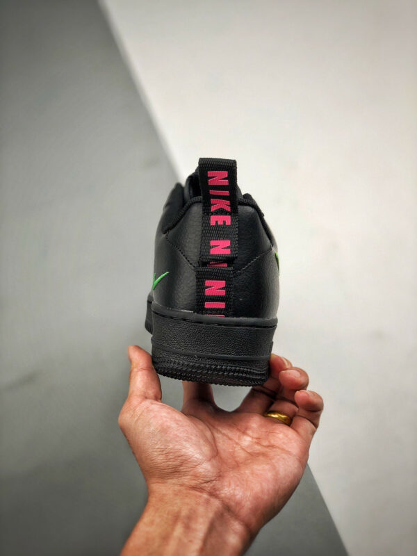 Nike Air Force 1 LV8 UL Black Hyper Pink-Scream Green