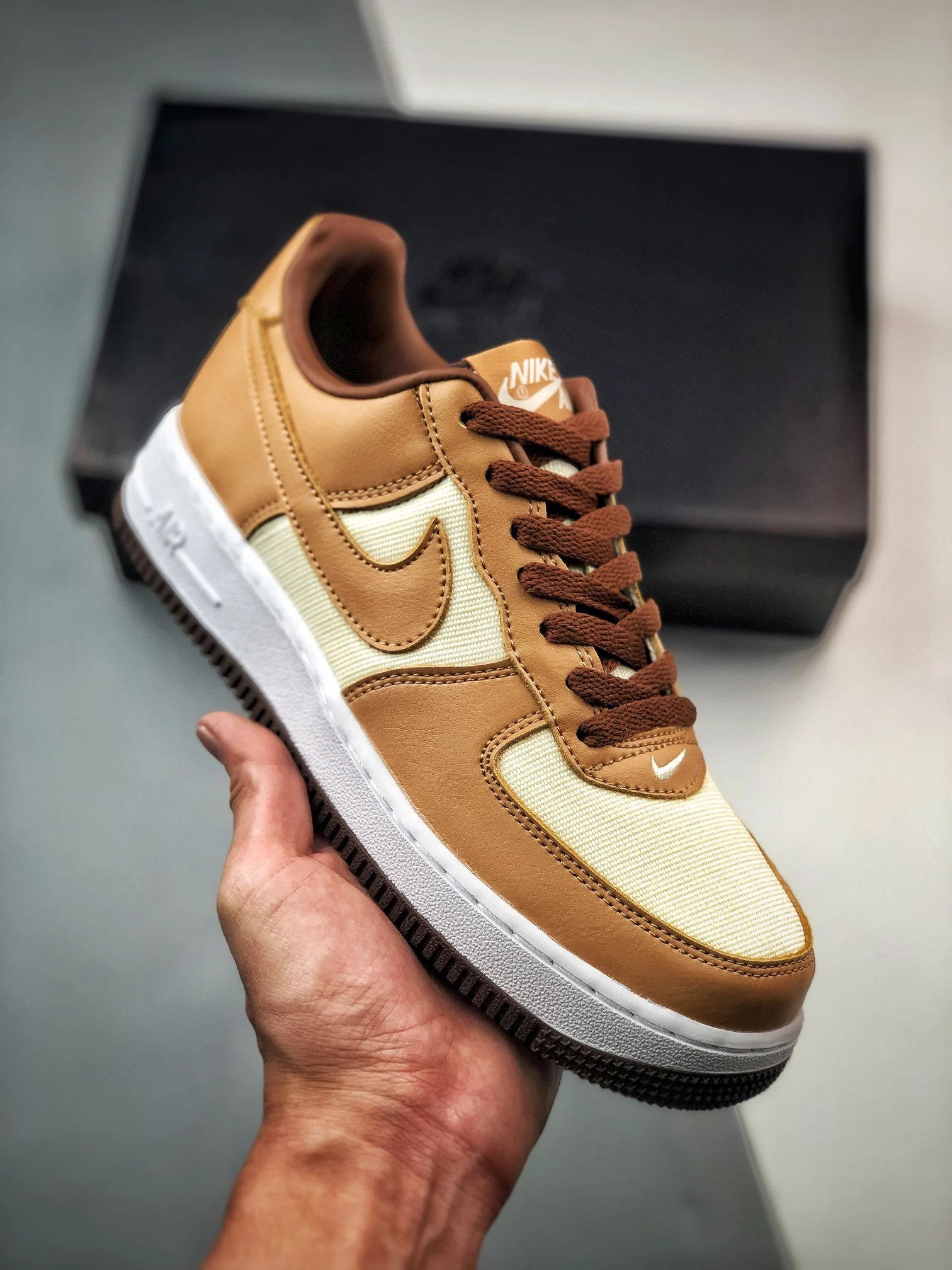 Nike Air Force 1 Low Acorn Natural Underbrush-Acorn For Sale