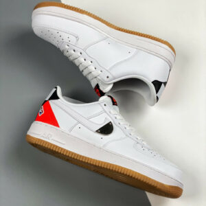 Nike Air Force 1 Low NBA White Bright Crimson-Black