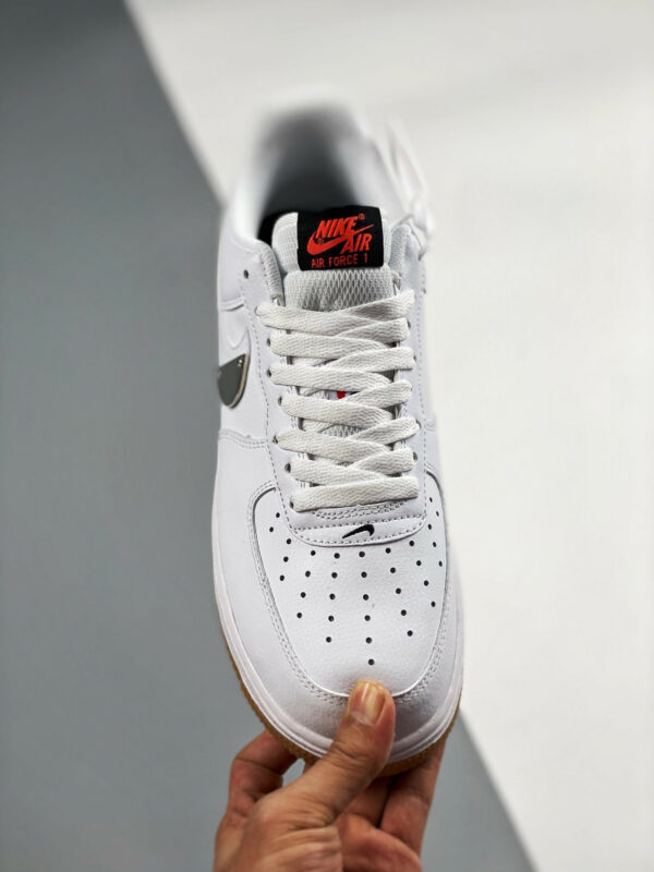 Nike Air Force 1 Low NBA White Bright Crimson-Black