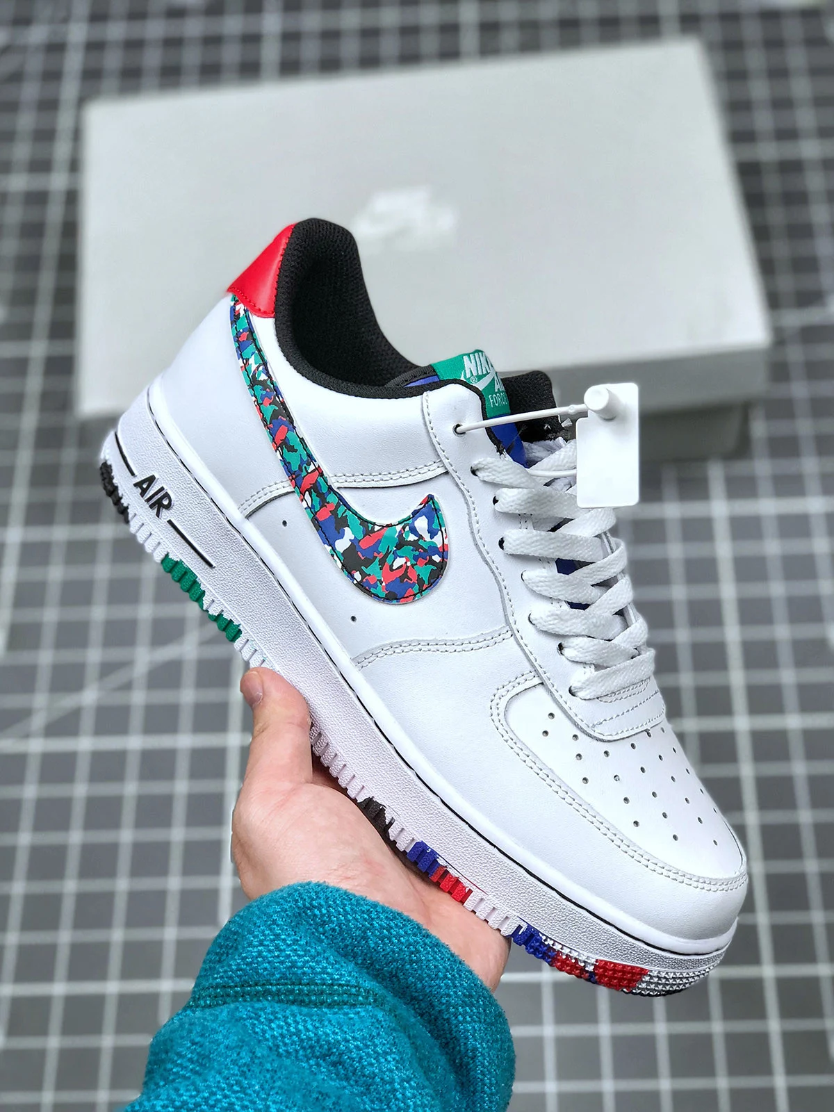 Nike Air Force 1 Low Crayon White Multi CU4632-100 For Sale