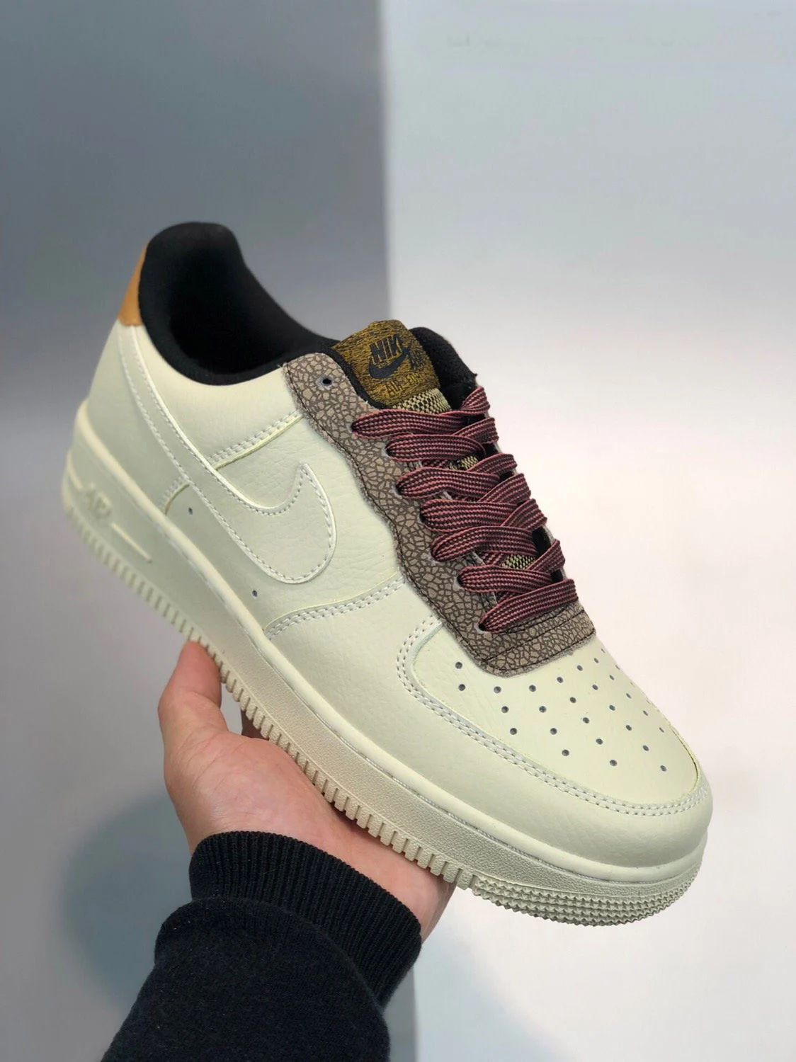 Nike Air Force 1 Low Fossil Wheat-Shimmer CK4363-200 For Sale