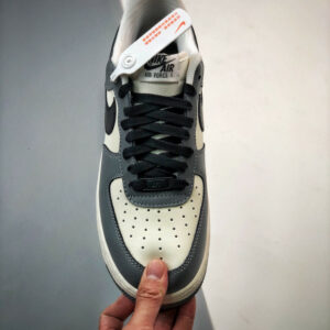 Nike Air Force 1 Low Sail Grey Black FD9063-100 For Sale