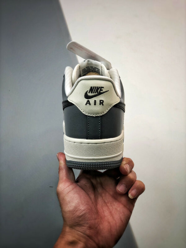 Nike Air Force 1 Low Sail Grey Black FD9063-100 For Sale