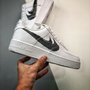 Nike Air Force 1 Low Spray Paint Swooshes FD0660-100 For Sale