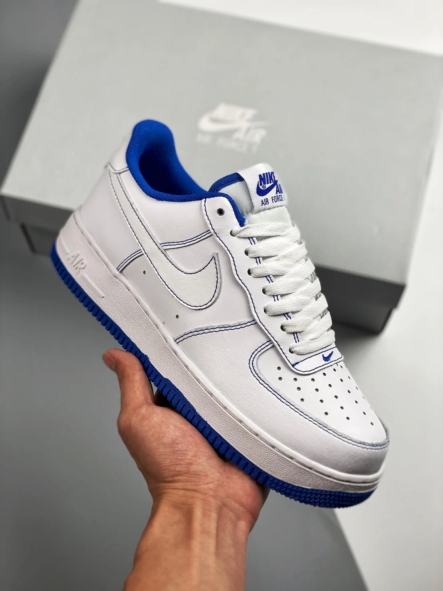 Nike Air Force 1 Low White Game Royal CV1724-101 For Sale