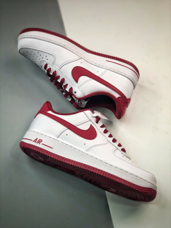 Nike Air Force 1 Low White Light Bordeaux DH7561-101 For Sale