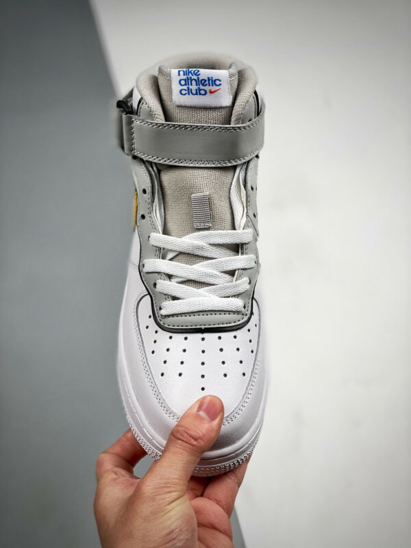 Nike Air Force 1 Mid Athletic Club White Grey For Sale