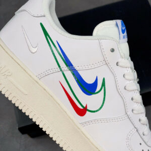 Nike Air Force 1 Multi Swoosh White DM9096-101 For Sale