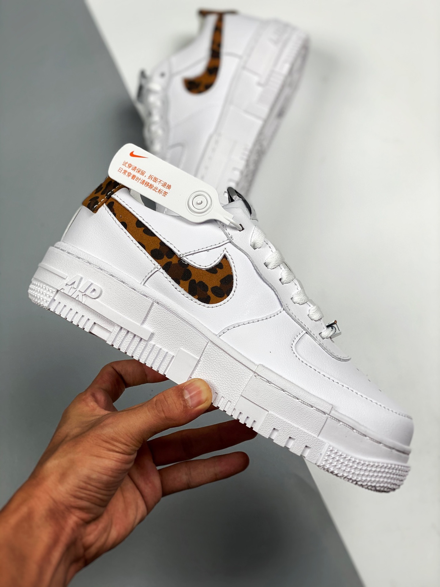 Nike Air Force 1 Pixel Leopard White Multi-Color For Sale