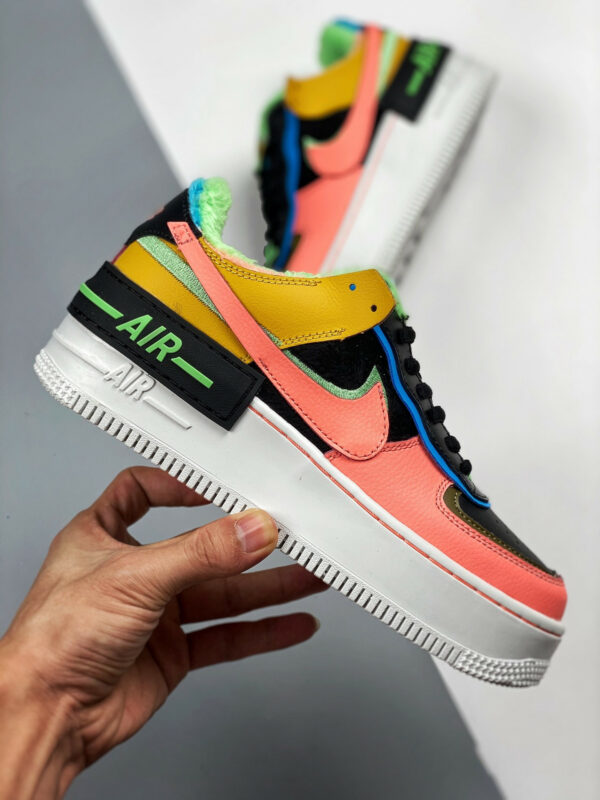 Nike Air Force 1 Shadow SE Solar Flare Atomic Pink-Baltic Blue For Sale