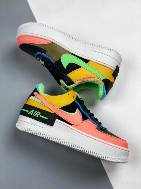 Nike Air Force 1 Shadow SE Solar Flare Atomic Pink-Baltic Blue For Sale