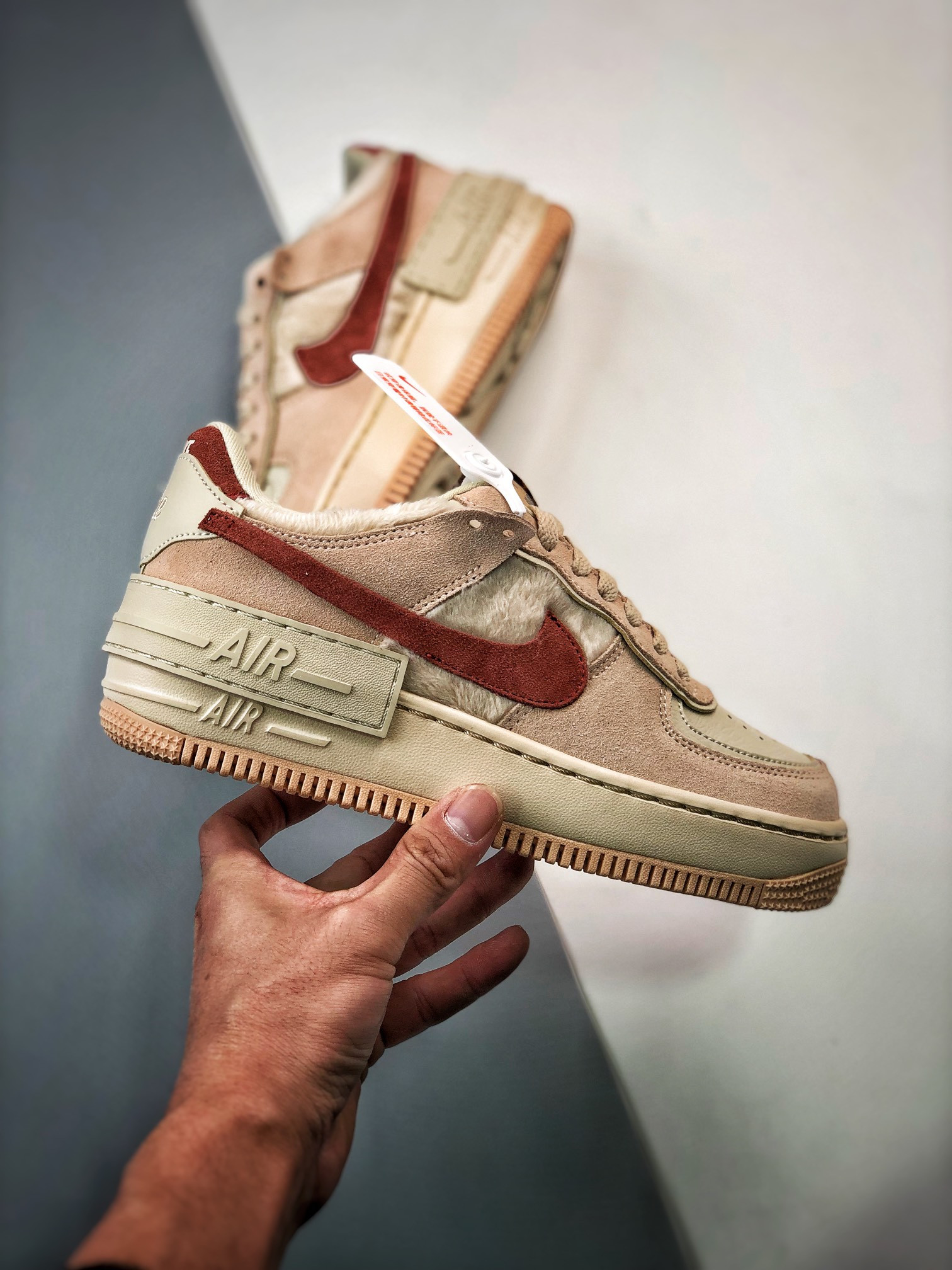 Nike Air Force 1 Shadow Shimmer Sanddrift Mars Stone DZ4705-200 For Sale