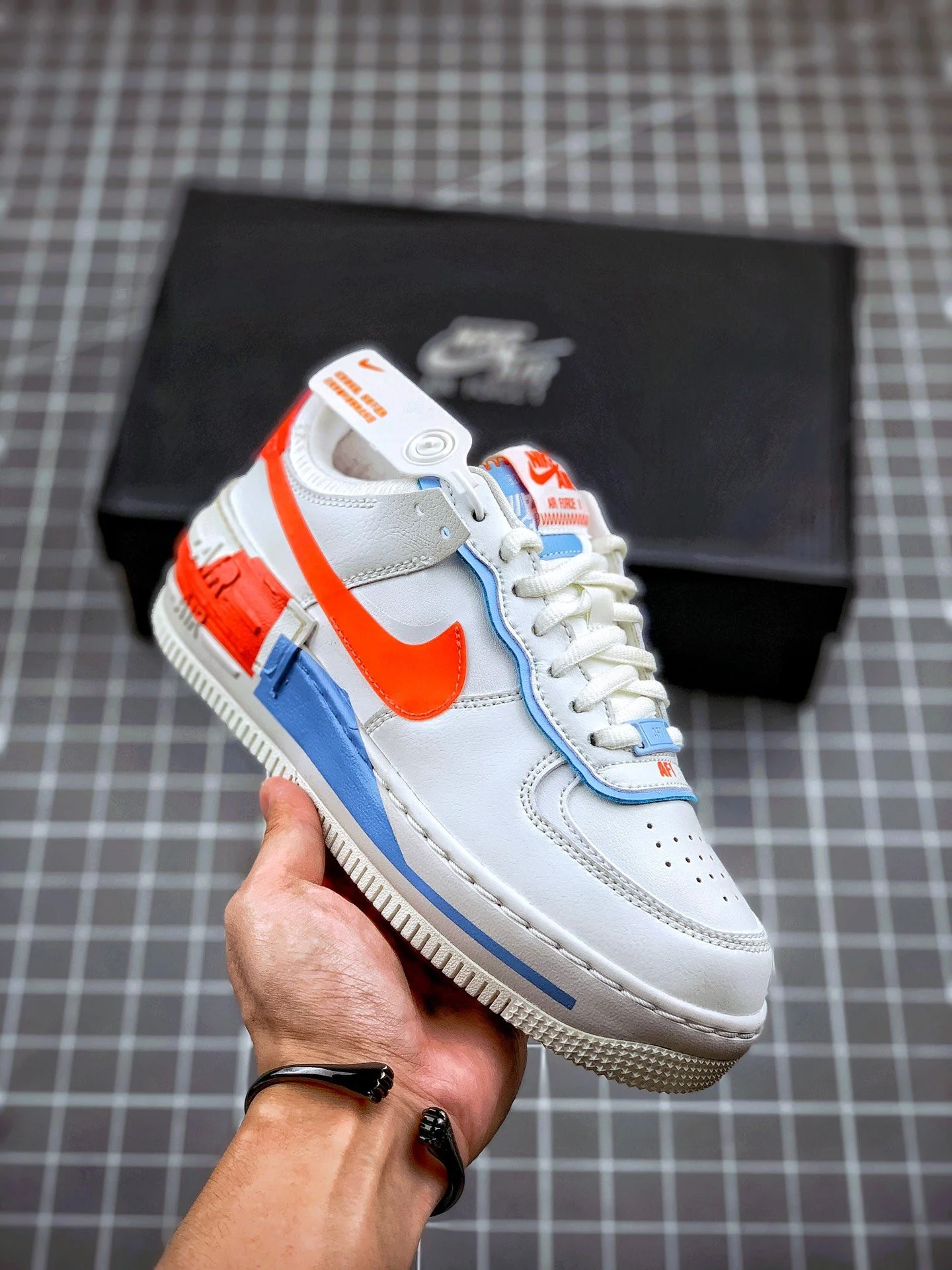 Nike Air Force 1 Shadow Team Orange White CQ9503-100 For Sale