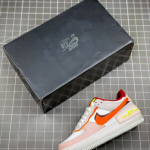 Nike Air Force 1 Shadow Team Red Orange-Orange Pearl-Volt For Sale