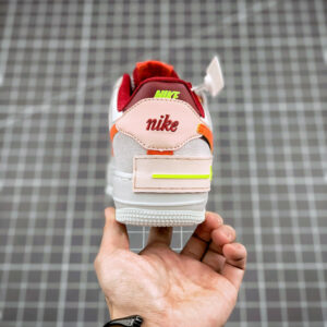 Nike Air Force 1 Shadow Team Red Orange-Orange Pearl-Volt For Sale