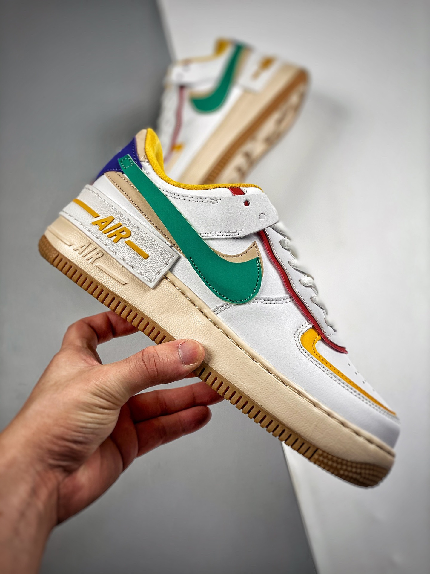 Nike Air Force 1 Shadow White Multi-Color CI0919-118 For Sale