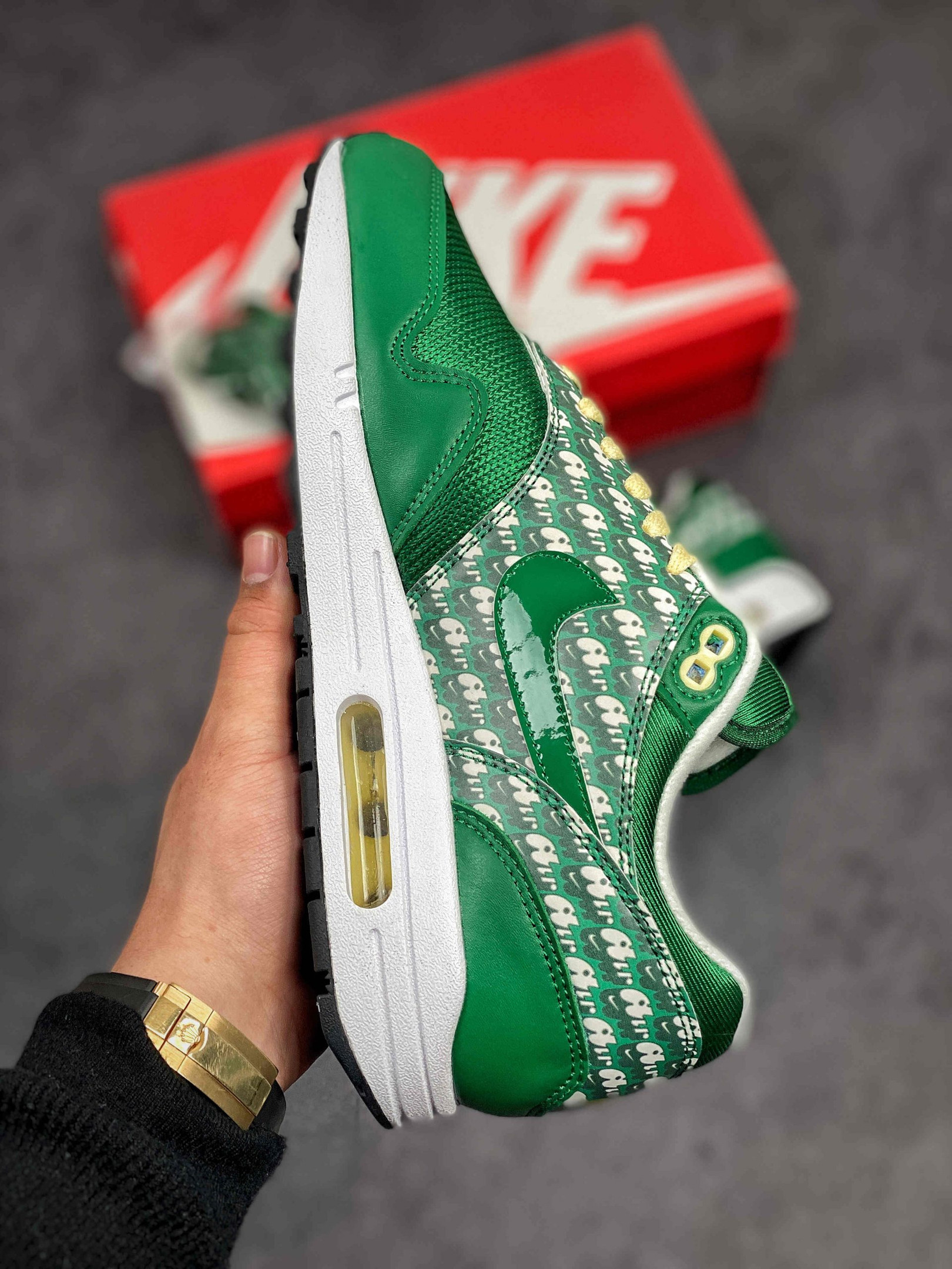 Nike Air Max 1 Limeade Pine Green True White CJ0609-300 For Sale