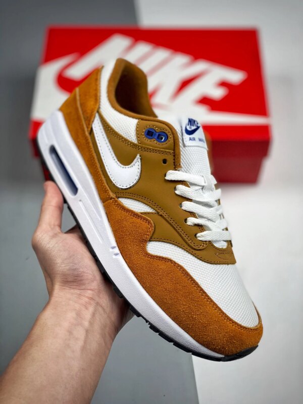 Nike Air Max 1 Dark Curry Sport Blue Black True White For Sale