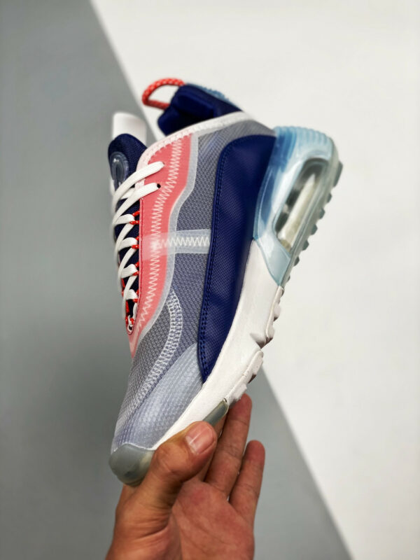 Nike Air Max 2090 USA Sail Chile Red-Deep Royal Blue On Sale