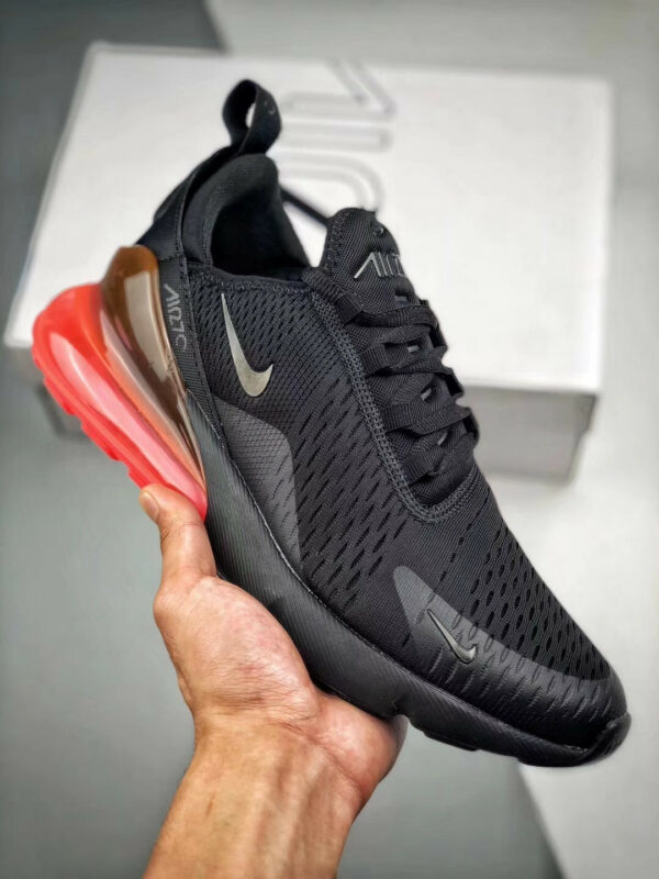 Nike Air Max 270 Black Hot Punch AH8050-010 For Sale