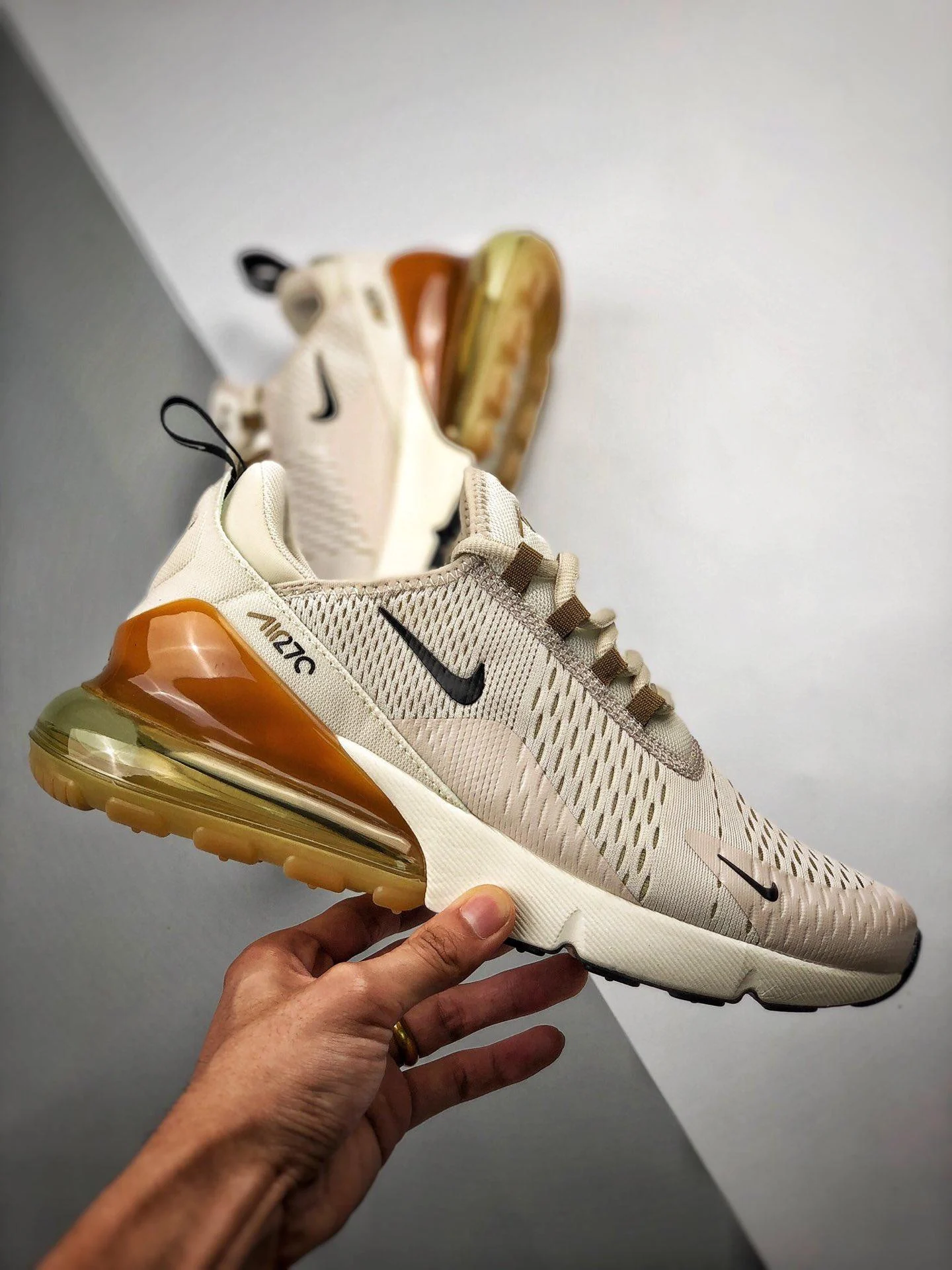 Nike Air Max 270 Light Orewood Brown Black AH8050-108 For Sale