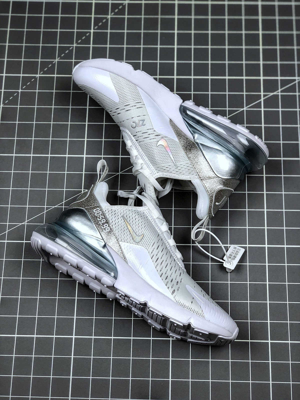 Nike Air Max 270 Metallic Summit White CD8497-100 For Sale