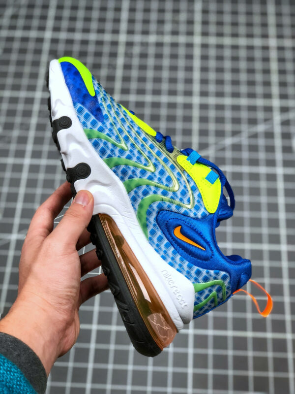 Nike Air Max 270 React ENG V3 Royal Blue White Yellow For Sale