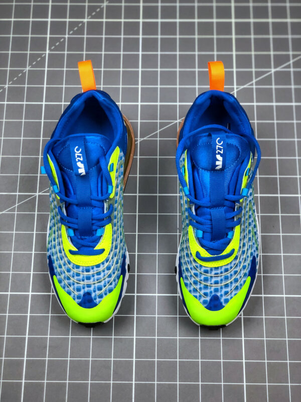 Nike Air Max 270 React ENG V3 Royal Blue White Yellow For Sale