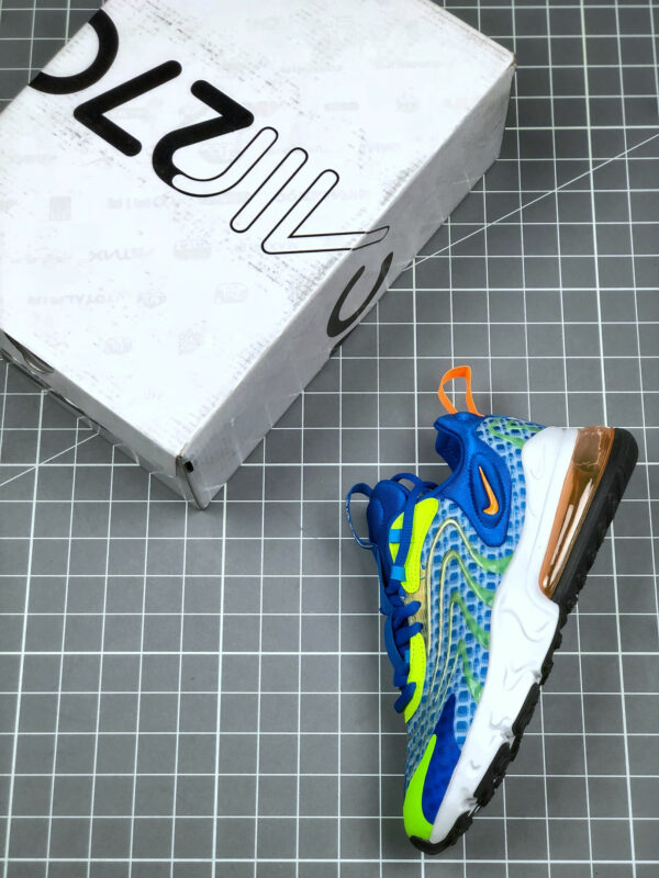 Nike Air Max 270 React ENG V3 Royal Blue White Yellow For Sale