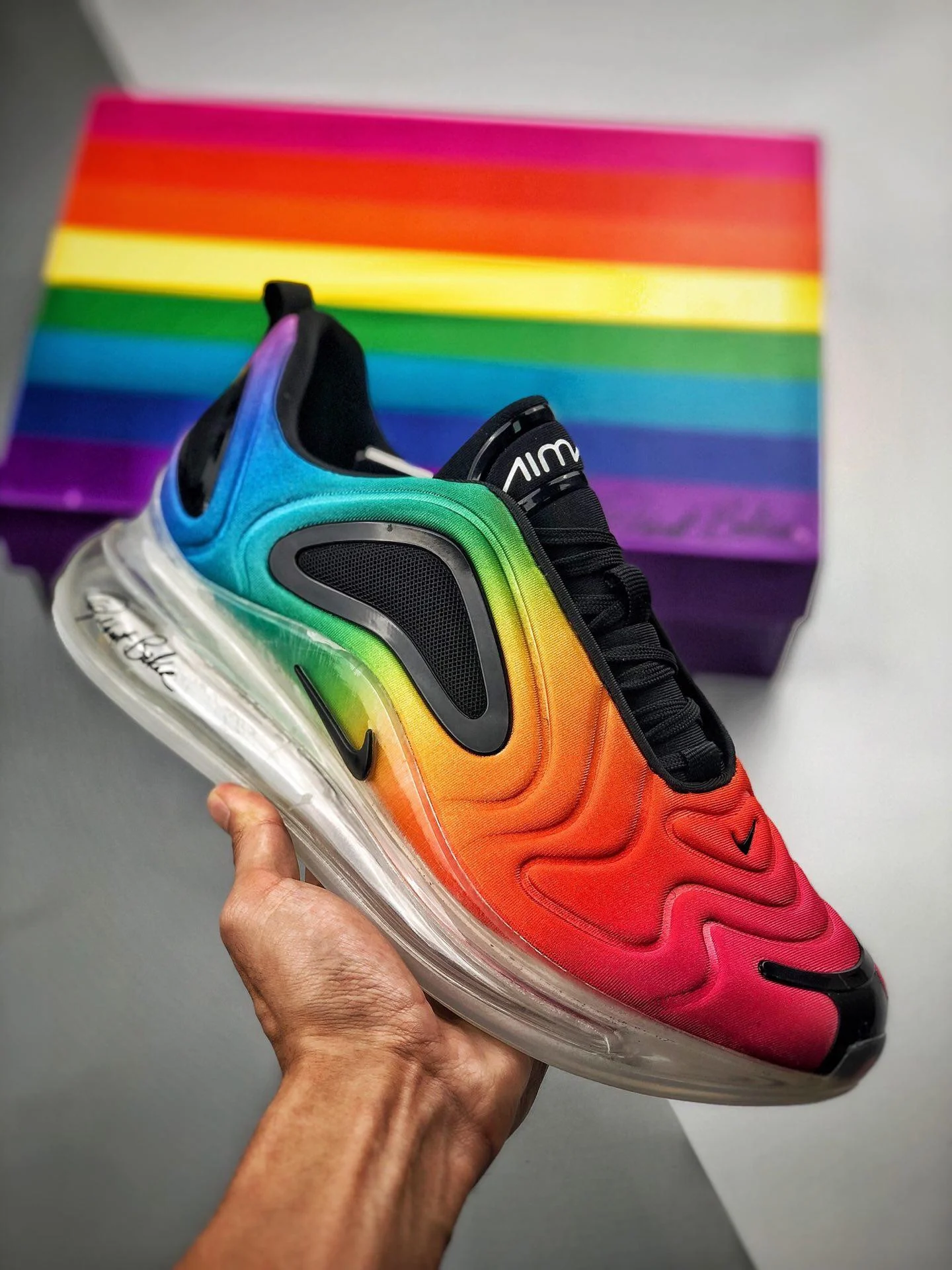 Nike Air Max 720 Be True Multi-Color Black-White For Sale