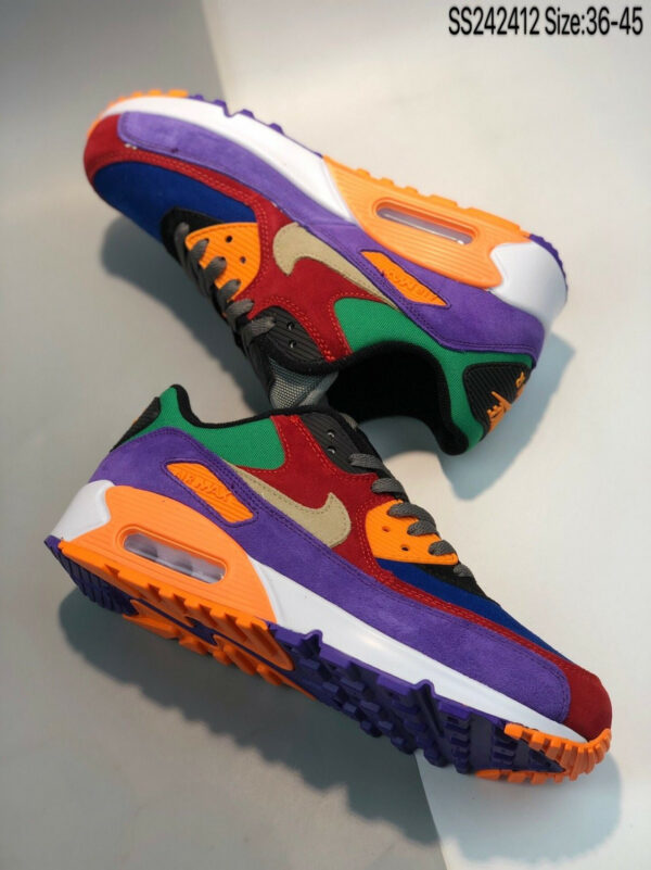 Nike Air Max 90 Viotech University Red Pale Vanilla-Hyper Grape For Sale