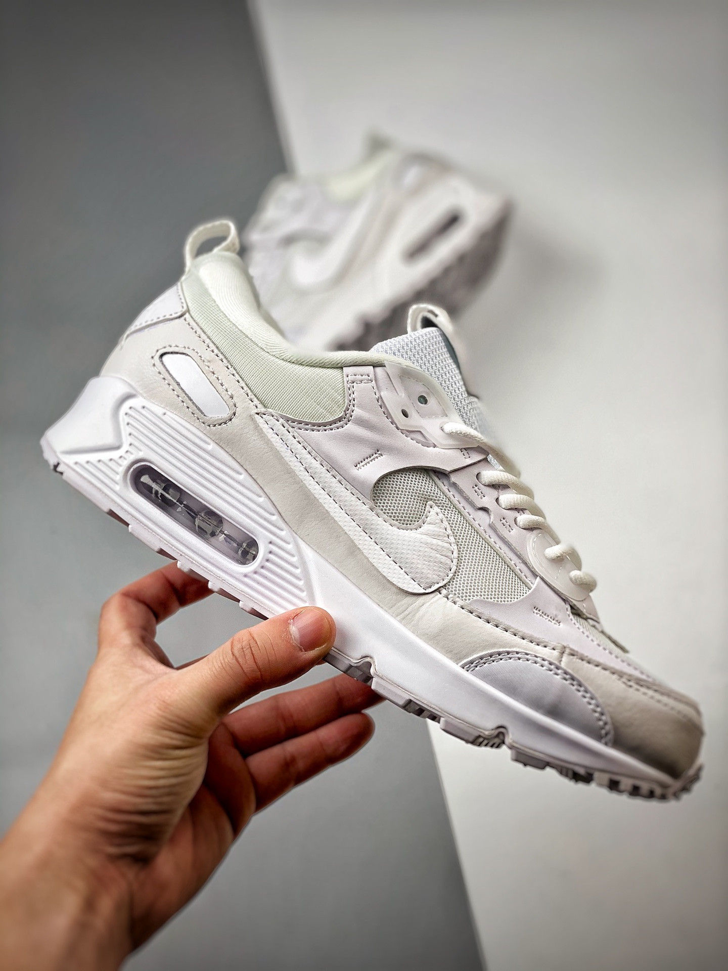 Nike Air Max 90 Futura Triple White DM9922-101 For Sale