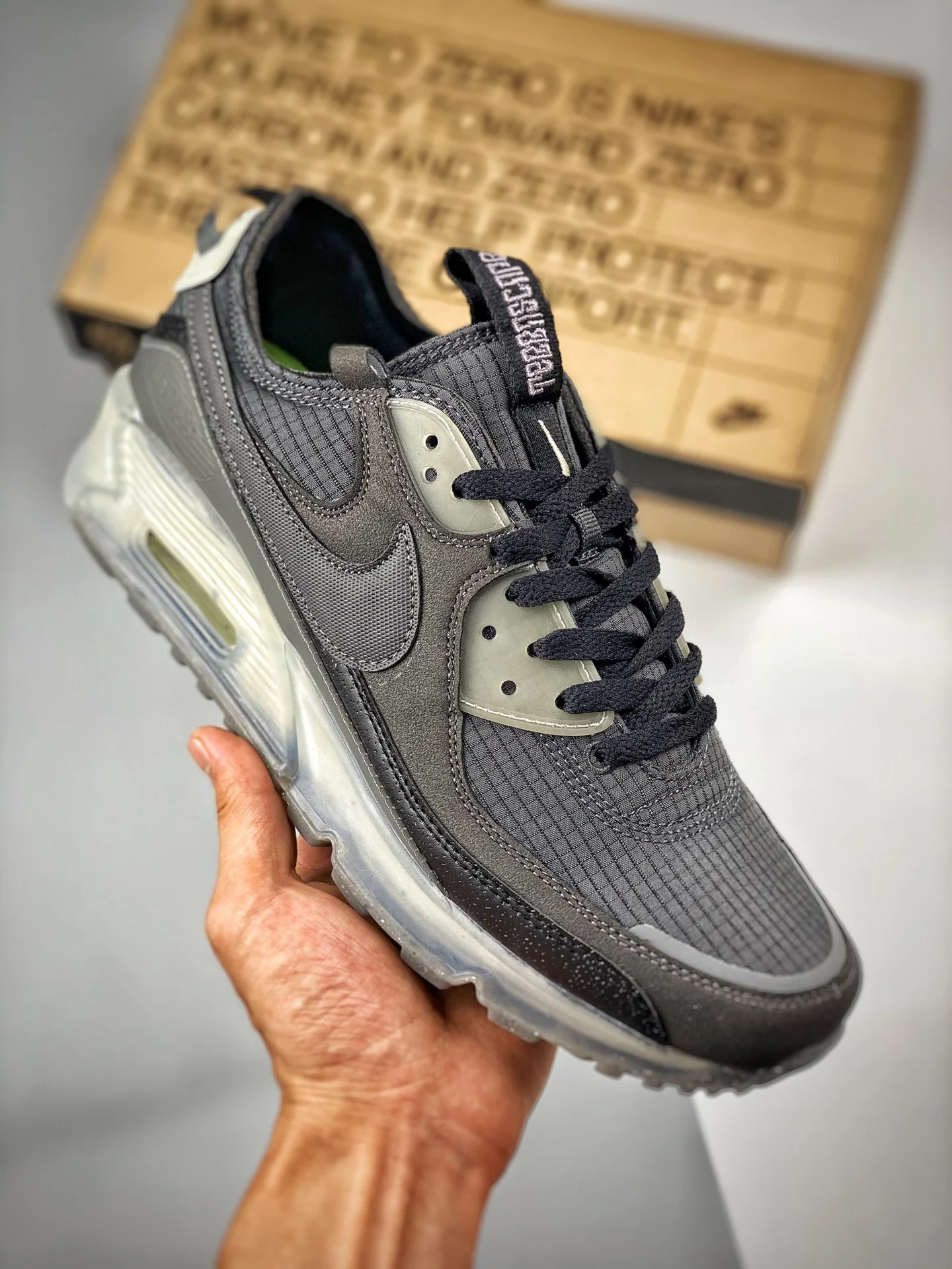 Nike Air Max 90 Terrascape Black Dark Grey-Lime Ice-Anthracite DH2973-001 For Sale