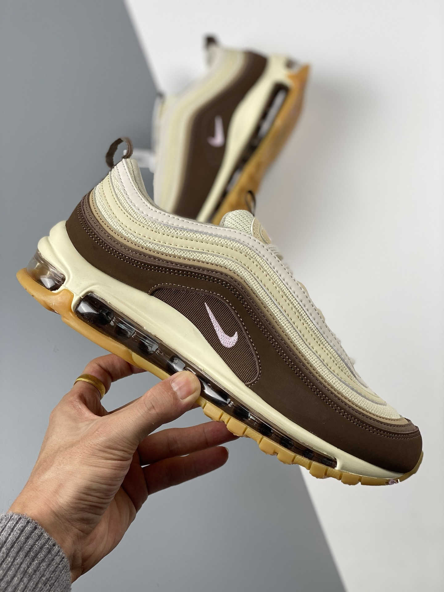 Nike Air Max 97 Muslin Pink Foam-Mushroom DQ8996-200 For Sale