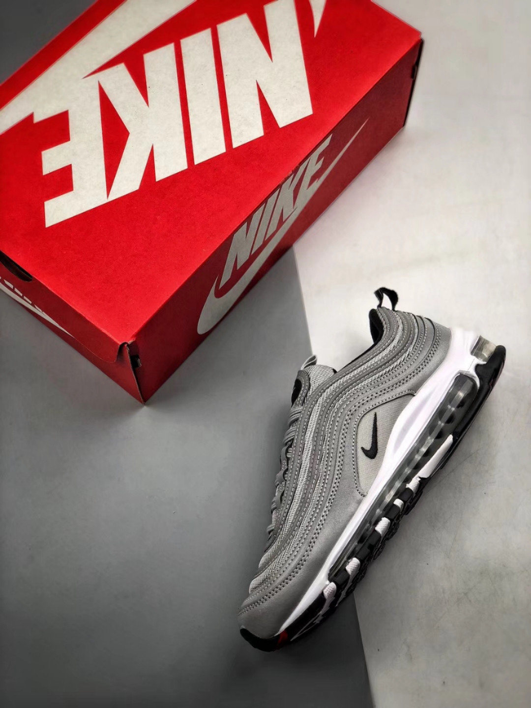 Nike Air Max 97 Reflect Silver Pure Platinum-Wolf Grey-Black On Sale