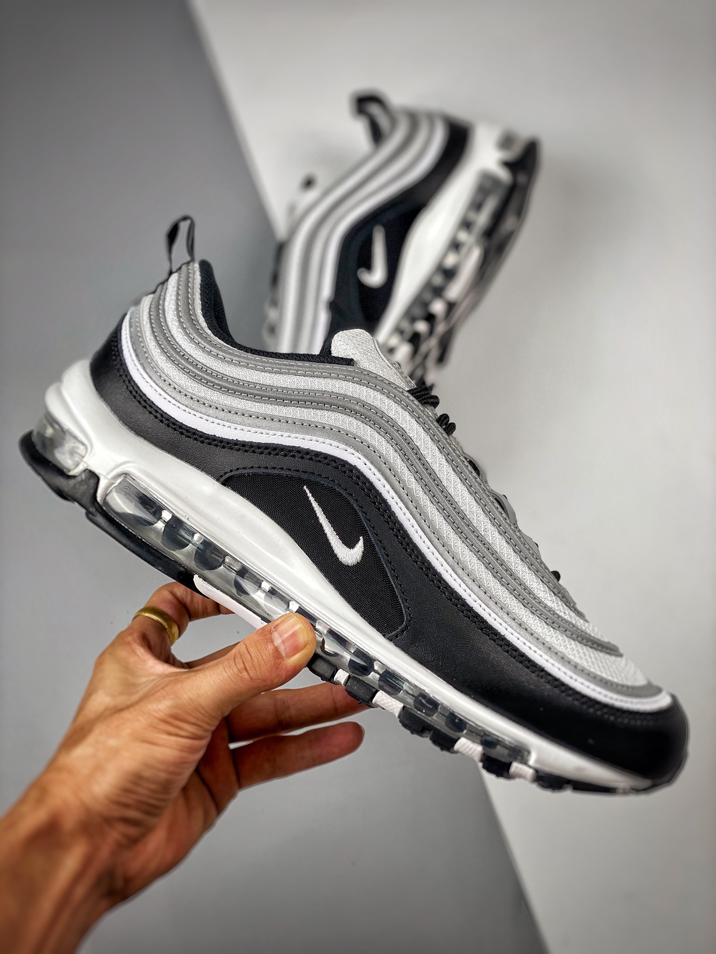 Nike Air Max 97 White Black Silver DM0027-001 For Sale