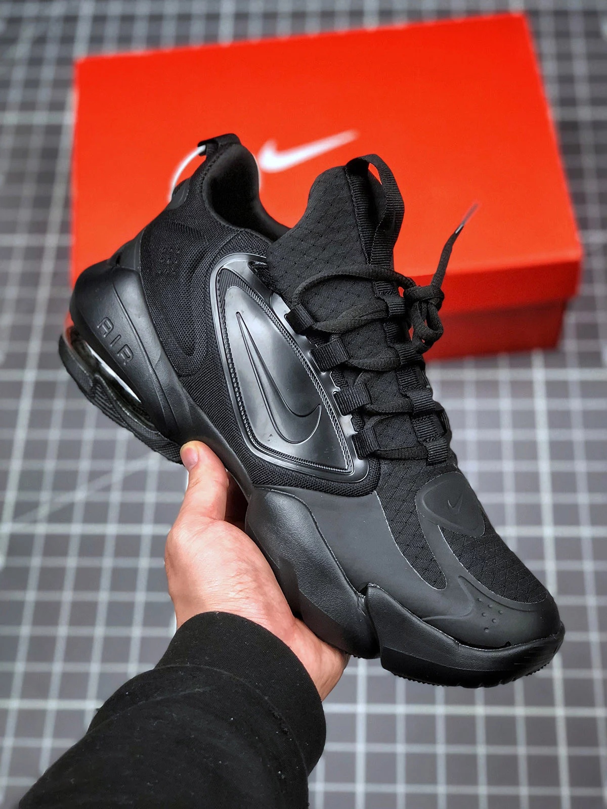 Nike Air Max Alpha Savage Triple Black AT3378-010 For Sale