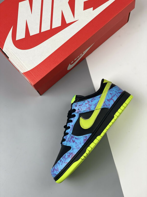 Nike Dunk Low Acid Wash Multi-ColorVolt-Black-Blue DV1694-900 For Sale