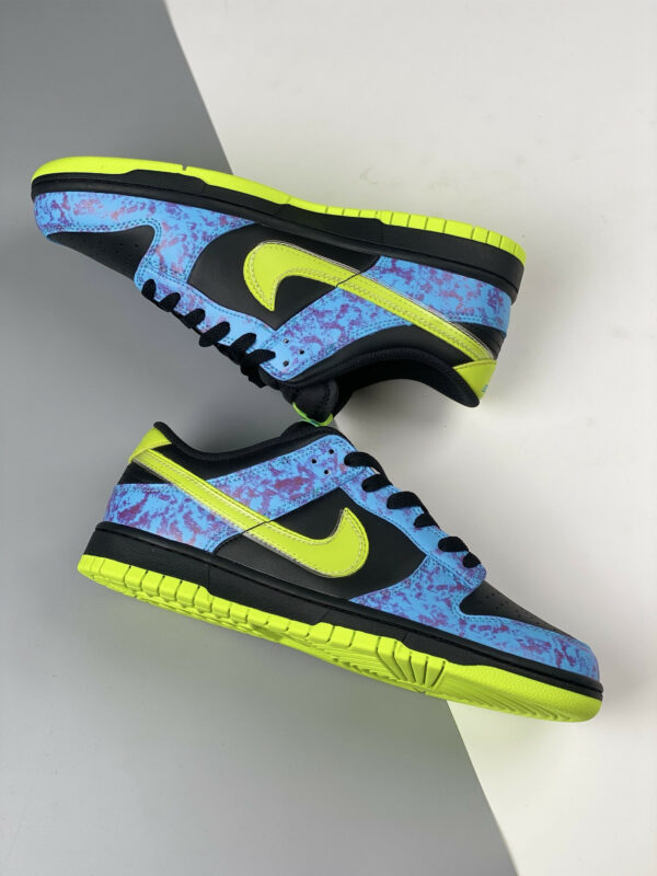 Nike Dunk Low Acid Wash Multi-ColorVolt-Black-Blue DV1694-900 For Sale