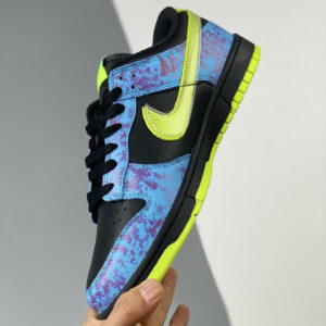 Nike Dunk Low Acid Wash Multi-ColorVolt-Black-Blue DV1694-900 For Sale