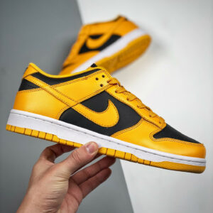 Nike Dunk Low Black Goldenrod-White For Sale