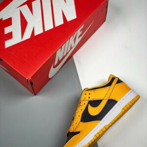 Nike Dunk Low Black Goldenrod-White For Sale